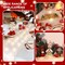 1 Set LED Christmas Fake Snow Blanket Roll with Lights, Artificial Snow Blanket with 100 LED Light Strings,Winter Decor for Christmas Trees Village Craft Indoor Outdoor